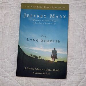 The Long Snapper Paperback Book by Jeffrey Marx 2009 NYT Bestseller